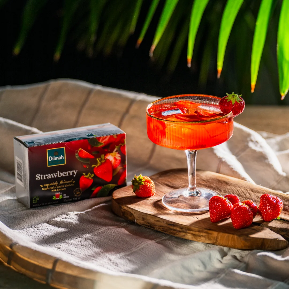 EFT Strawberry Black Tea-20 Individually Wrapped Tea Bags