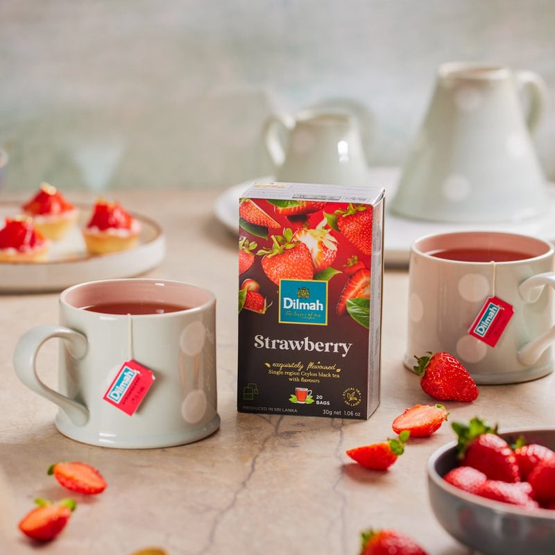 EFT Strawberry Black Tea-20 Individually Wrapped Tea Bags